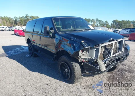 2004 Ford Excursion Limited из США, поврежденный, VIN 1FMSU43PX4EB01953